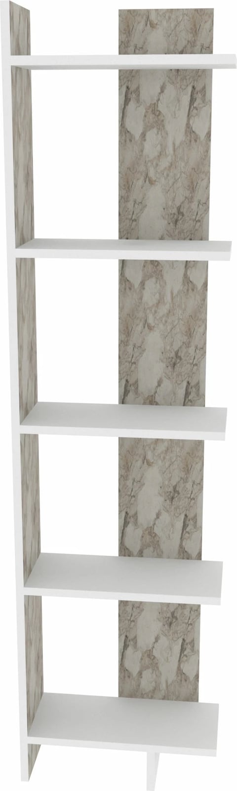 Raft librash modern, ngjyrë e bardhë, Skye Decor, Alis