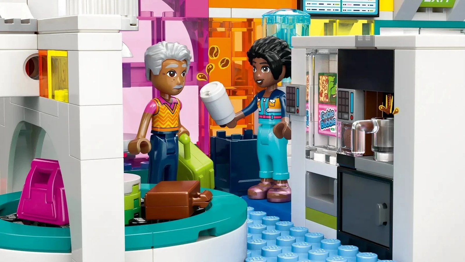 Set LEGO Friends Heartlake City Aeroporti dhe Aeroplani 42656, 8 minifigura
