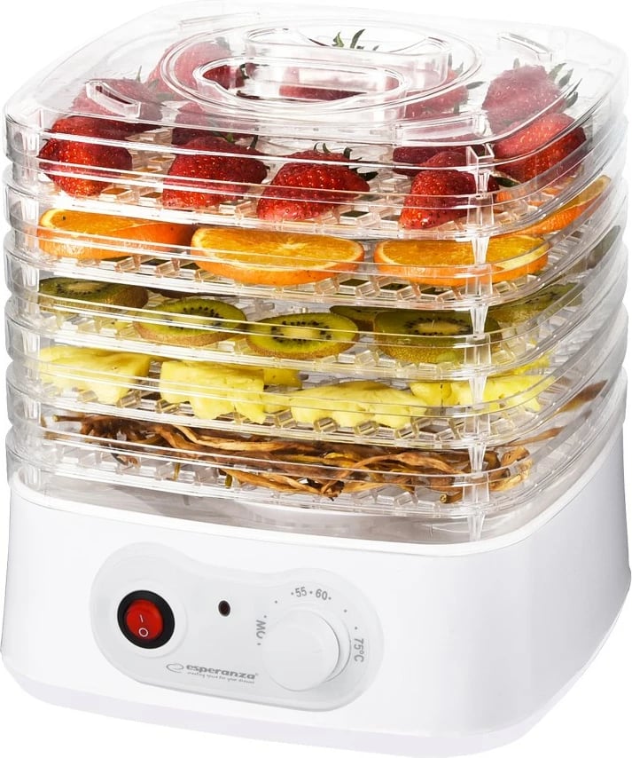 Dehidrues ushqimi Esperanza EKD004, 250 w, transparent