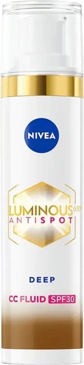 CC kremë për femra Nivea Luminous630 kundër njollave 03 Deep, 40ml