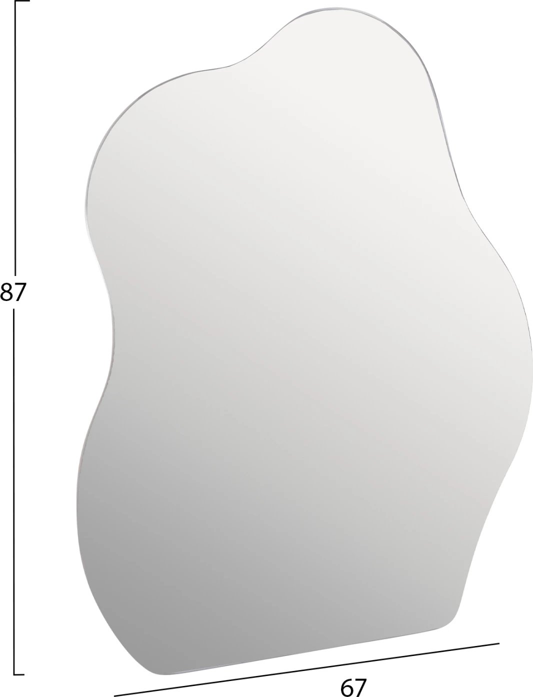 Pasqyrë muri TORCH FH4495 kornizë MDF-LED 67x87Hcm.