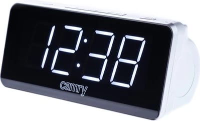 Radio-Alarm me orë, Adler CR 1156, AM/FM, ekran LED 1.8", 2 alarme, 20 stacione, rregullim ndriçimi, rezervë me bateri, zi