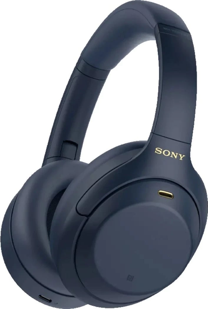 Kufje Sony WH-1000XM4, Wireless, Bluetooth, me anulim zhurme, Blu