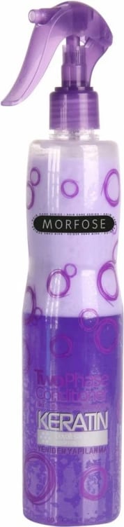 Kondicioner dy-fazor për flokë Morfose Keratin Two Phase Conditioner për femra, 400ml