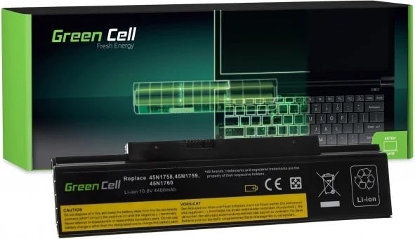Bateri për laptop Green Cell LE80, 4400mAh, e zezë 