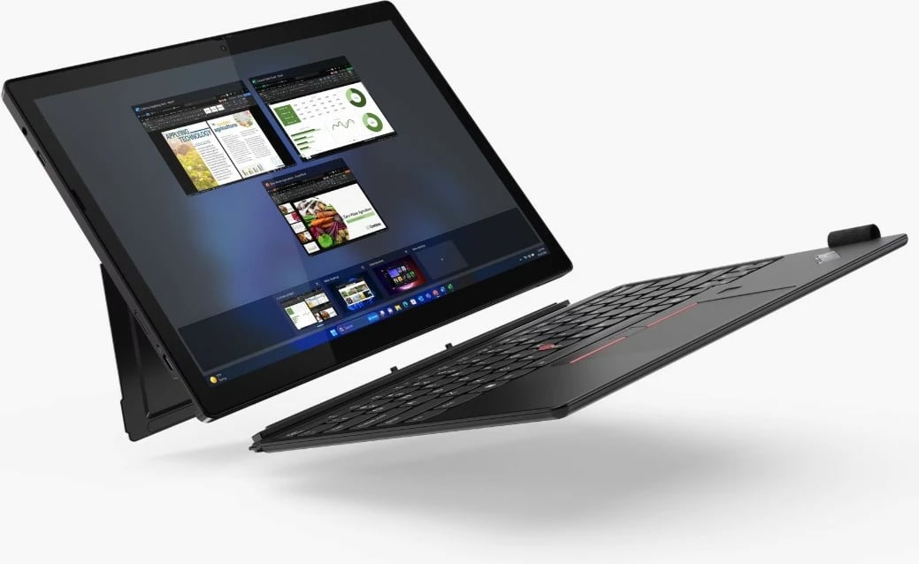 Ultrabook Lenovo ThinkPad X12 Detachable Gen 2, Intel Core Ultra 7 164U, 32 GB RAM, 1 TB SSD, 12.3" Touch, E zezë