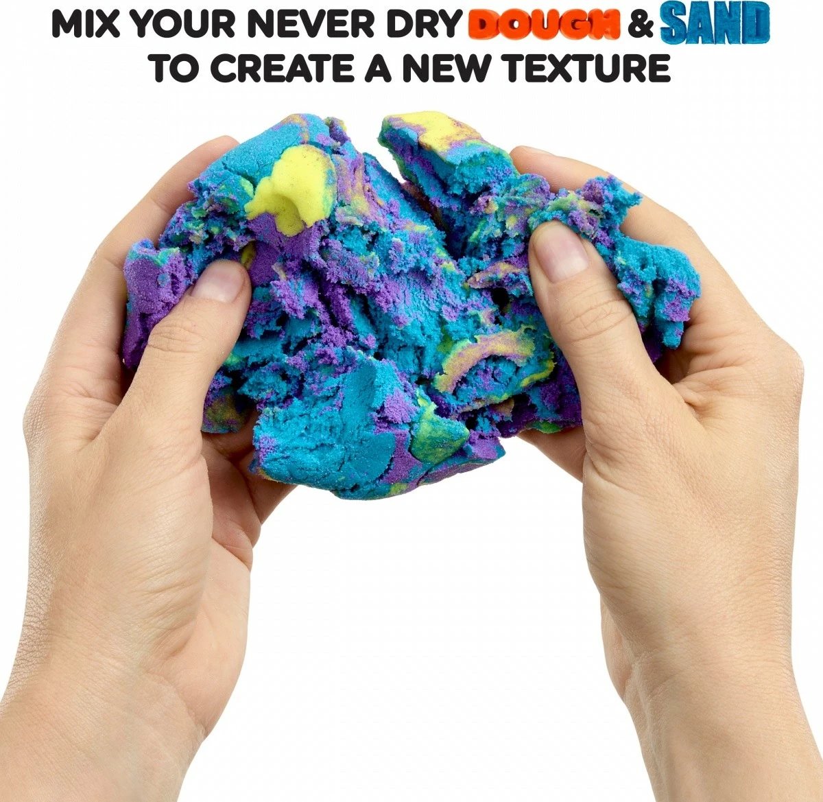 Set rërë kinetike MGA Wonder Factory Never Dry 544913-EUC/553328 vjollcë/turkeze