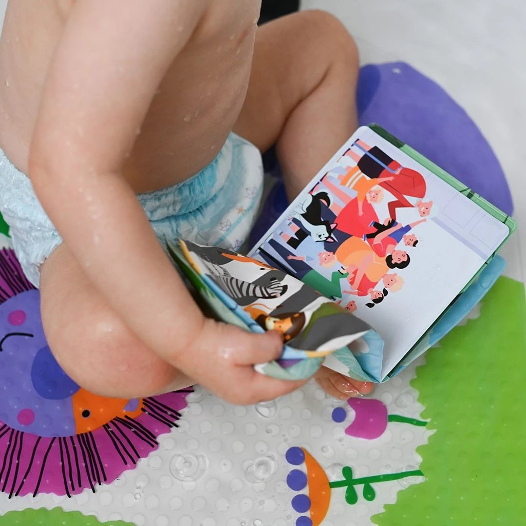 Tapet banjoje antirrëshqitës, Akuku, 69x39 cm, shumëngjyrësh, 1 copë