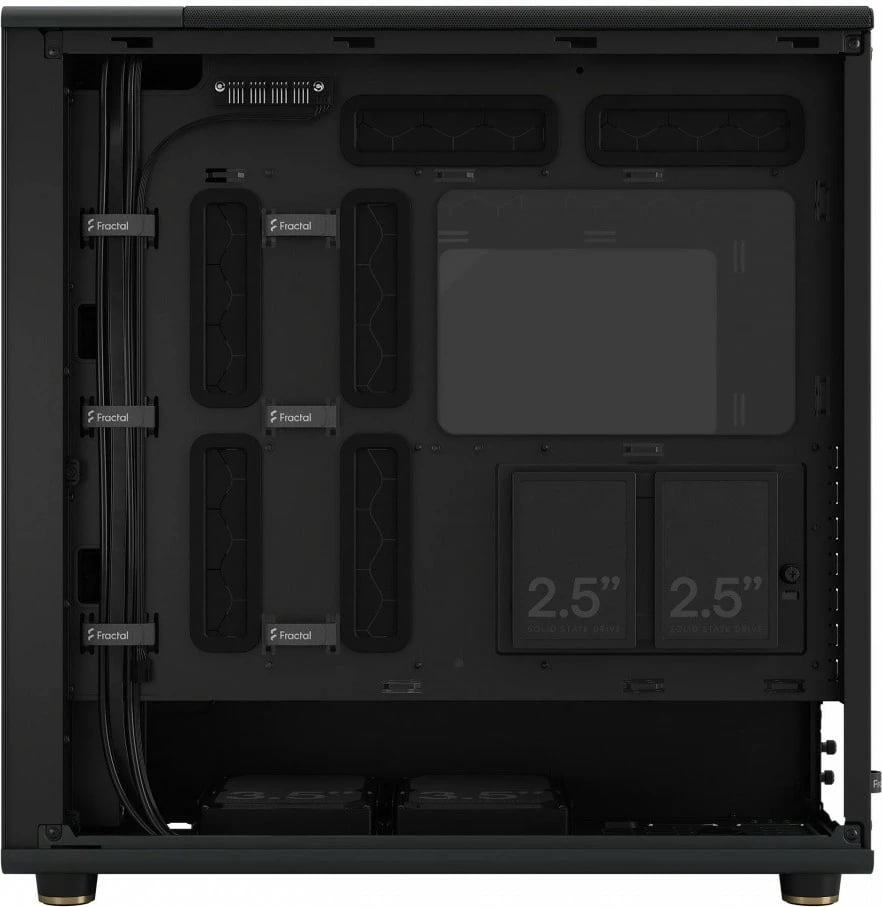 Kasë Fractal Design North XL Charcoal Black TG Dark, Midi Tower, e zezë