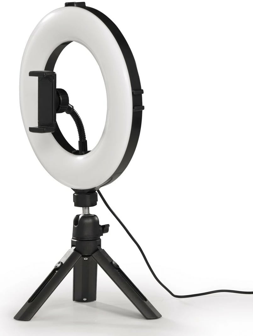 Ring light Hama Spotlight Smart 80 me mini tripod, 430g, e zezë