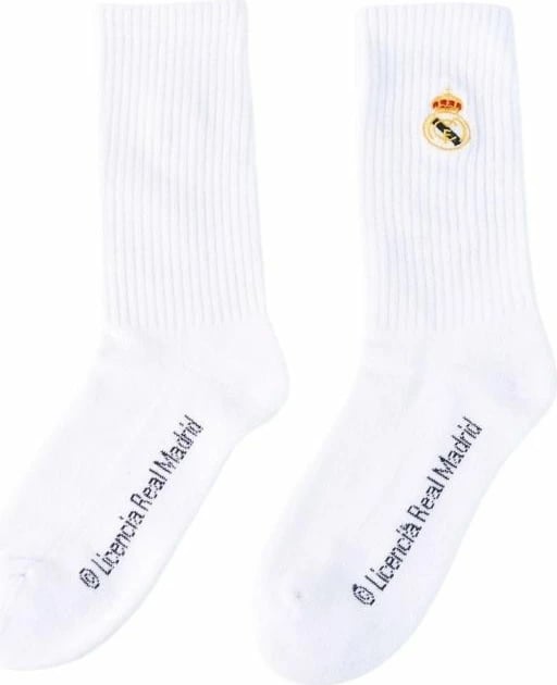 Çorape të gjata Real Madrid, të bardha