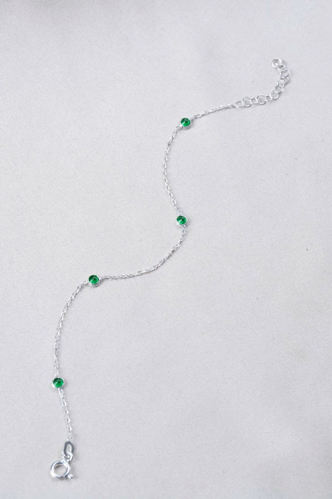 Byzylyk argjendi me gurë të gjelbër, Jumeon, TFNY65229