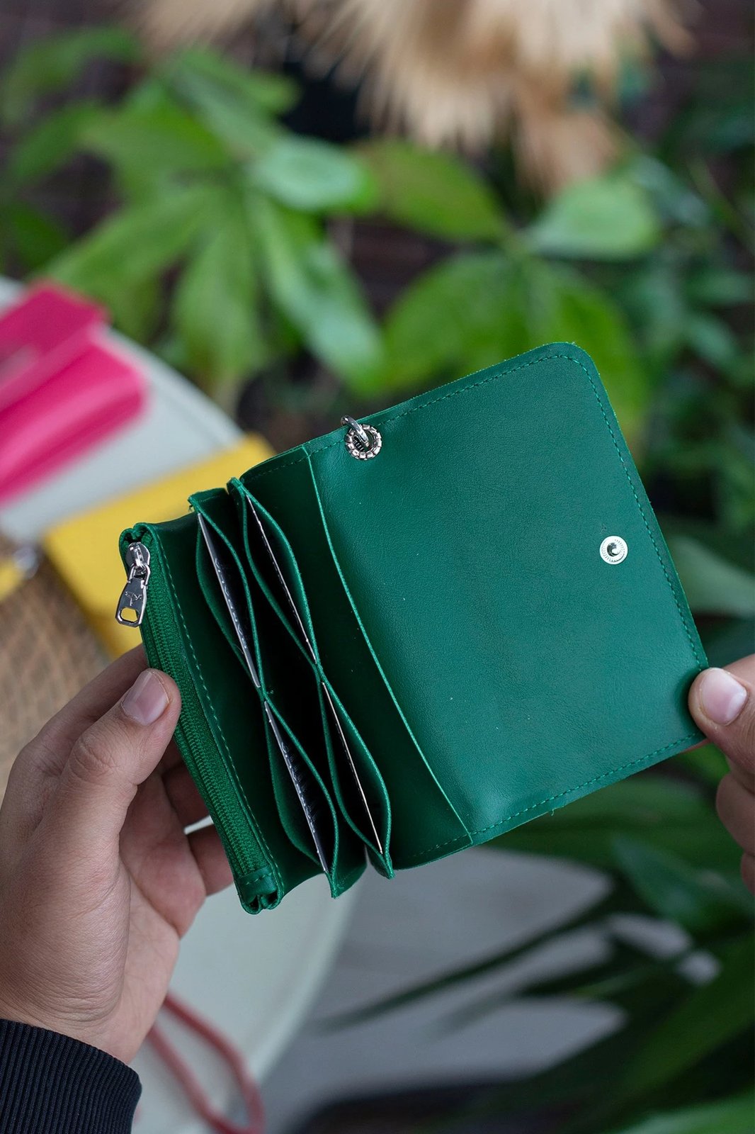Portofol për gra, ngjyrë e gjelbër, Zoozie Bags