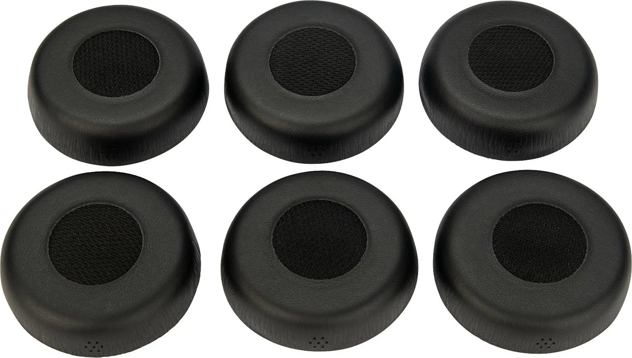 Jastëkë për veshë Jabra Evolve 75, 6 copë, lëkurë artificiale, zi