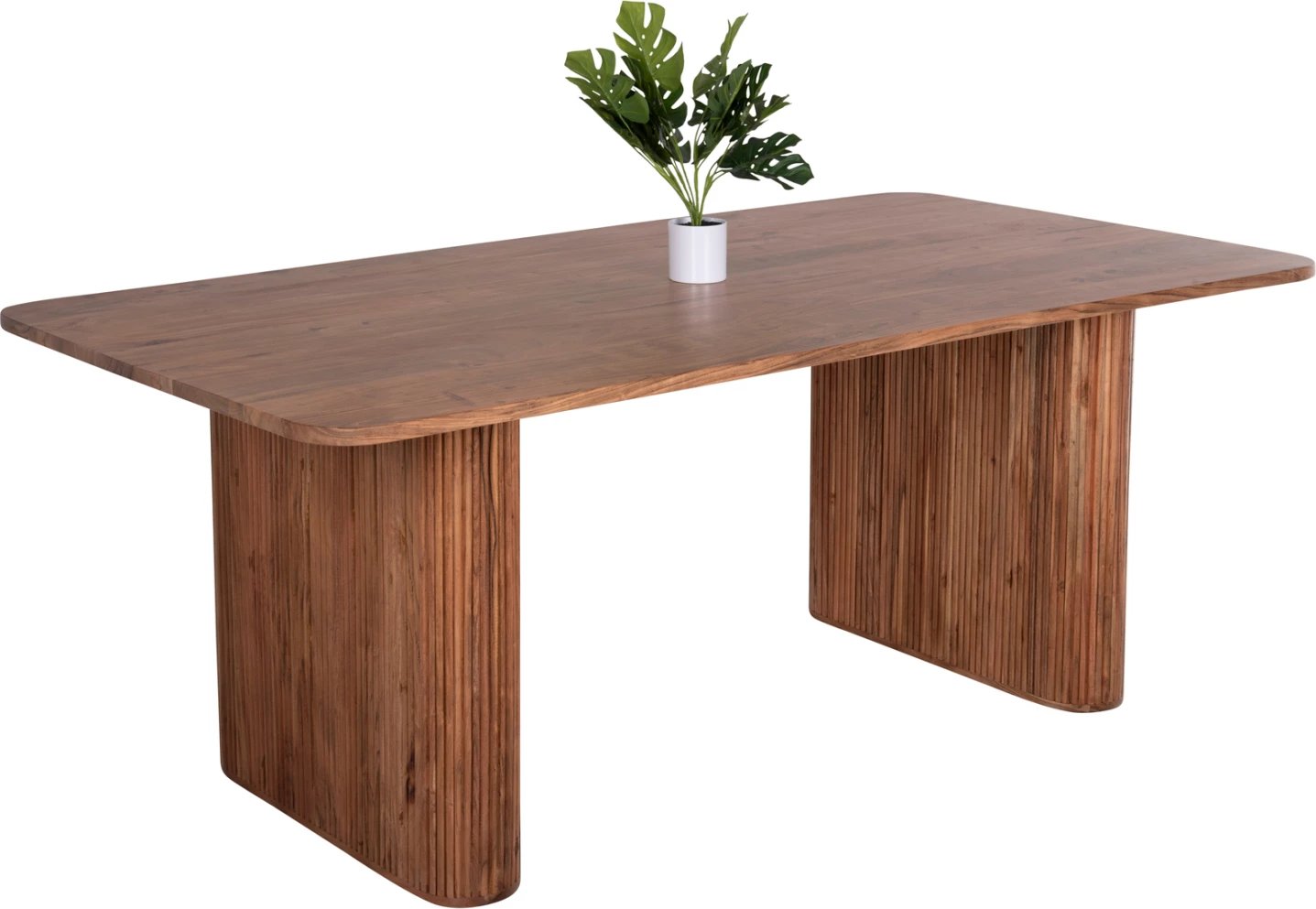 Tavolinë ngrënie GROOT FH9683 dru akacie masiv natyral 200,5x100x72H cm