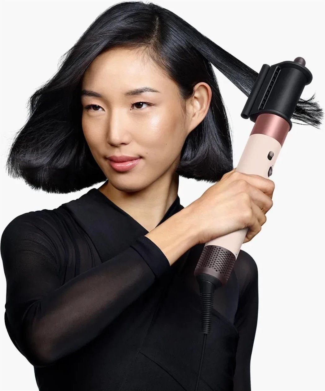 Multistyler flokësh Dyson Airwrap i.d. Straight+Wavy, 1300W, 6 aksesorë, rozë