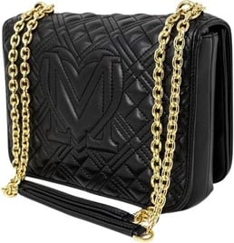 Çantë krahu për femra Love Moschino, e zezë 