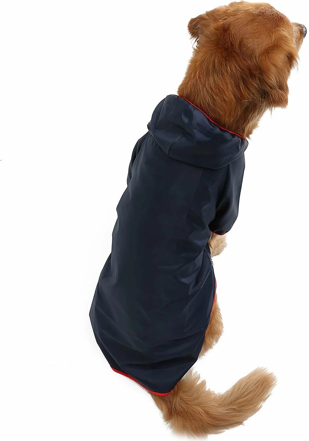 Hoodie për qen, pambuk, i papërshkueshëm nga uji, ngjyrë navy blue, Paws & Whiskers, 4XL