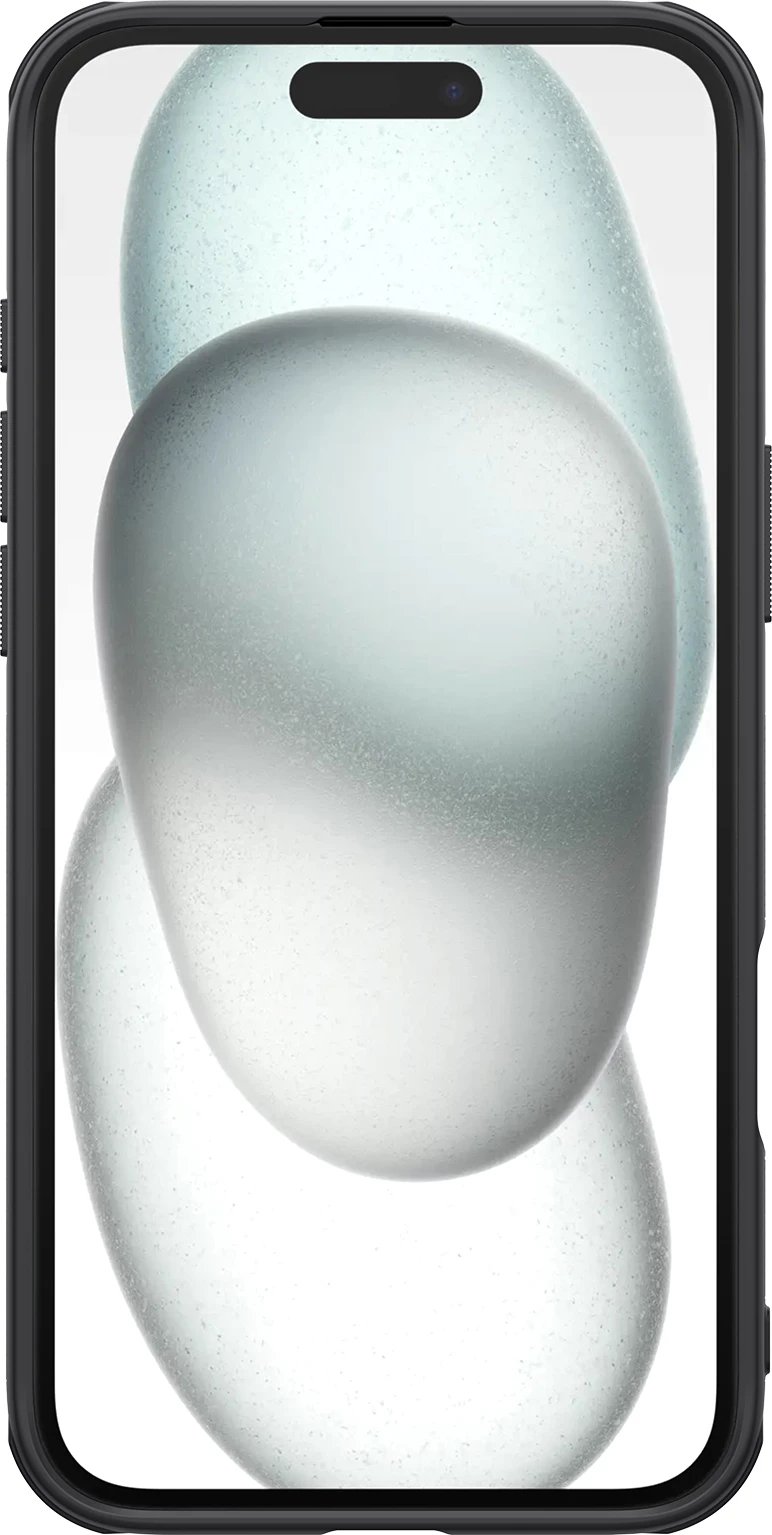 Mbështjellës Nillkin Super Frosted Shield Pro për iPhone 16, i zi