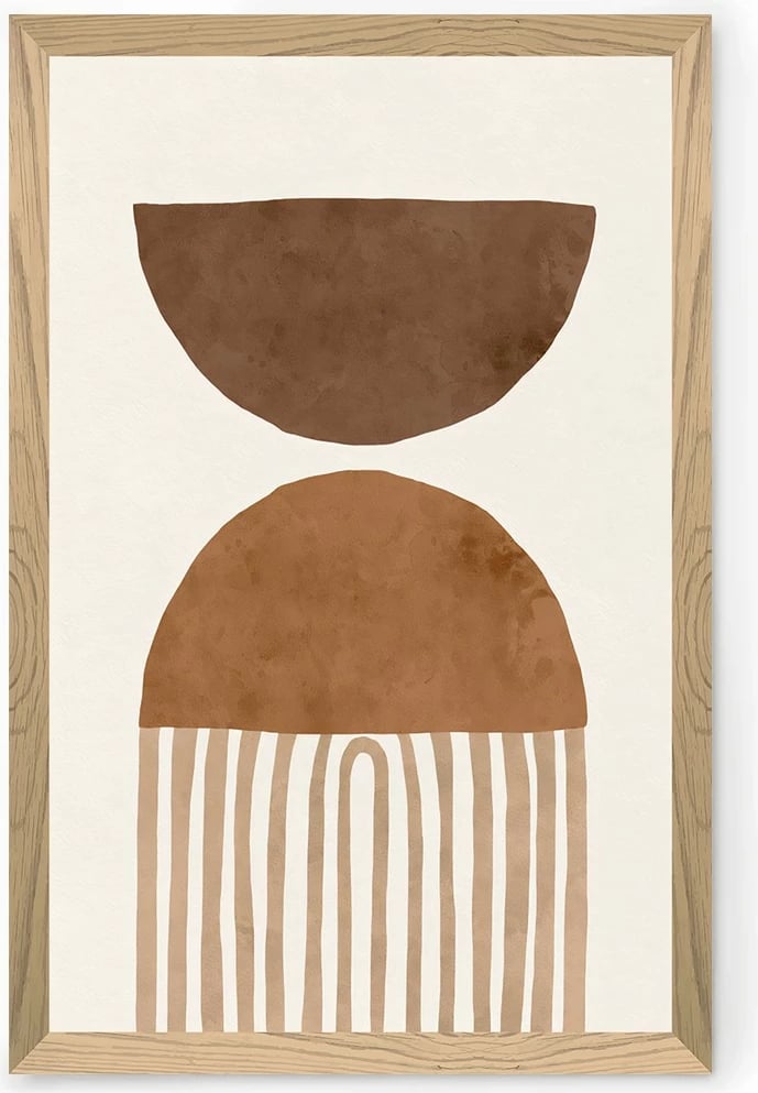 Pikturë dekorative murale Wallity, Tekhammdf47, shumëngjyrëshe, 33x48cm