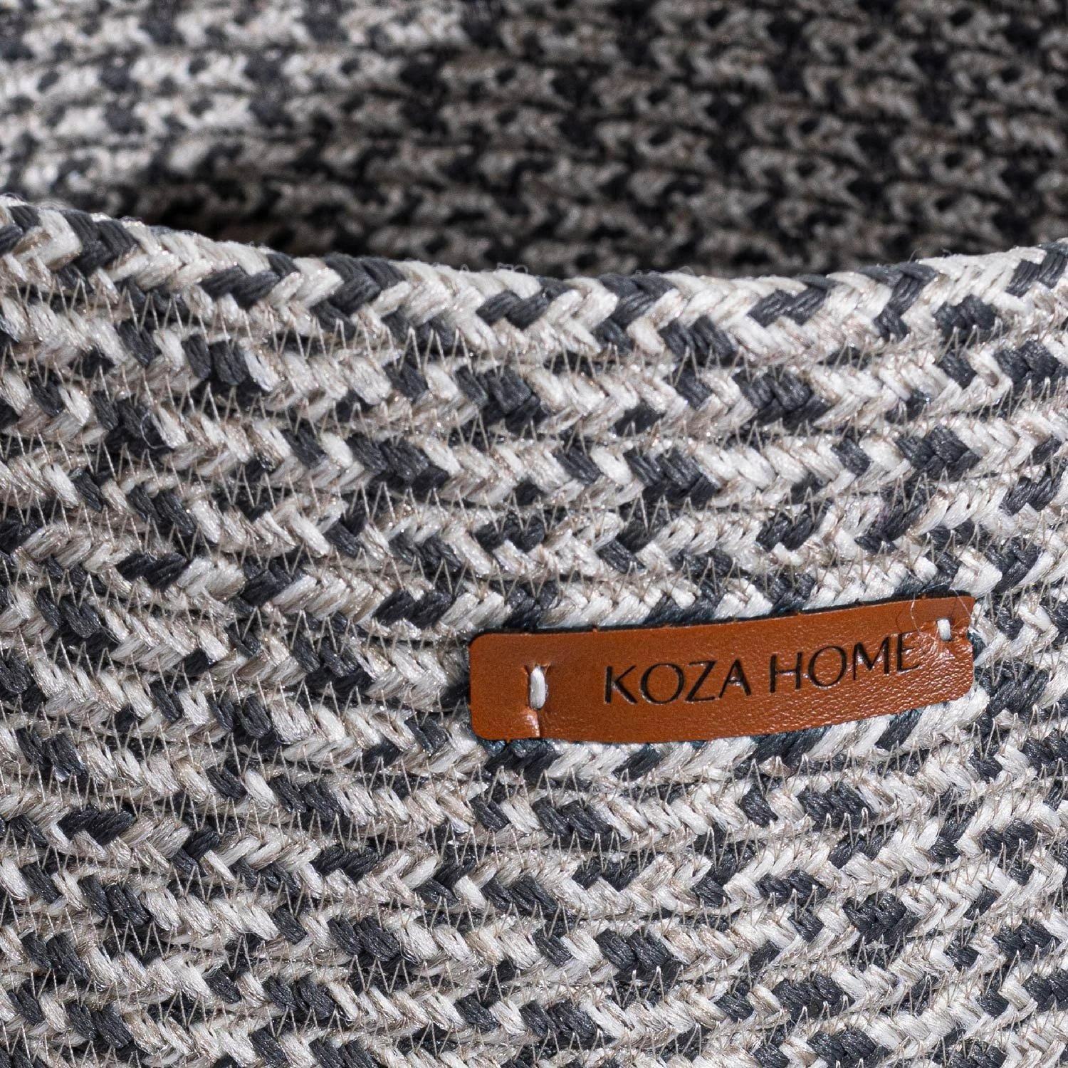 Kuti dekorative Aberto Design, 9022018, gri dhe antracit, 35x50cm