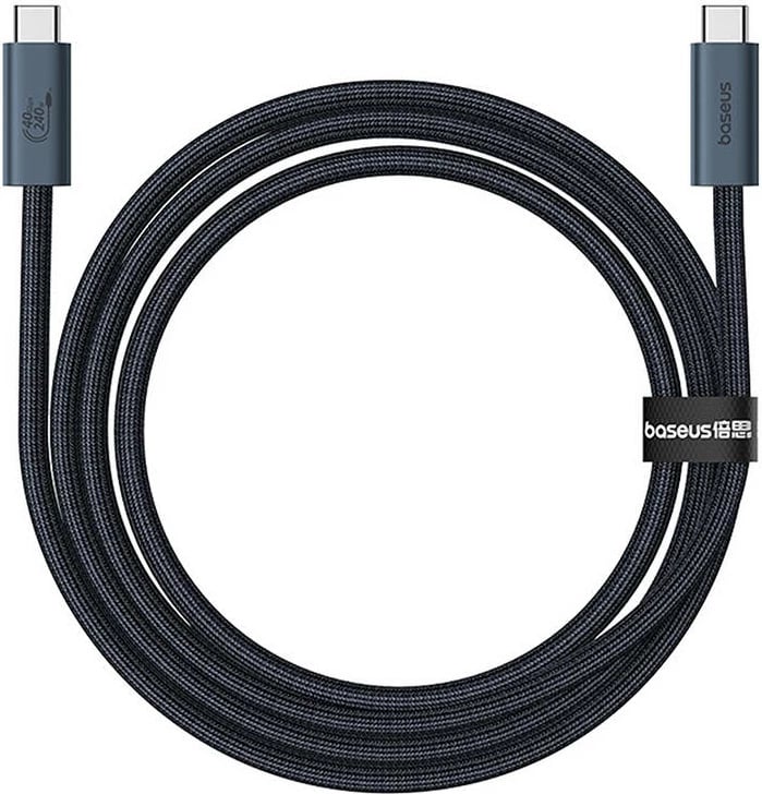 Kabllo USB-C në USB-C Baseus Flash 2, 1m, 240W, e zezë Kabllo USB-C në USB-C Baseus Flash 2, 1m, 240W, e zezë