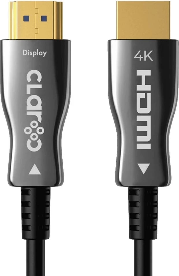 Kabllo HDMI optike Claroc FEN-HDMI-20-40M, 4K, 40 m, E zezë
