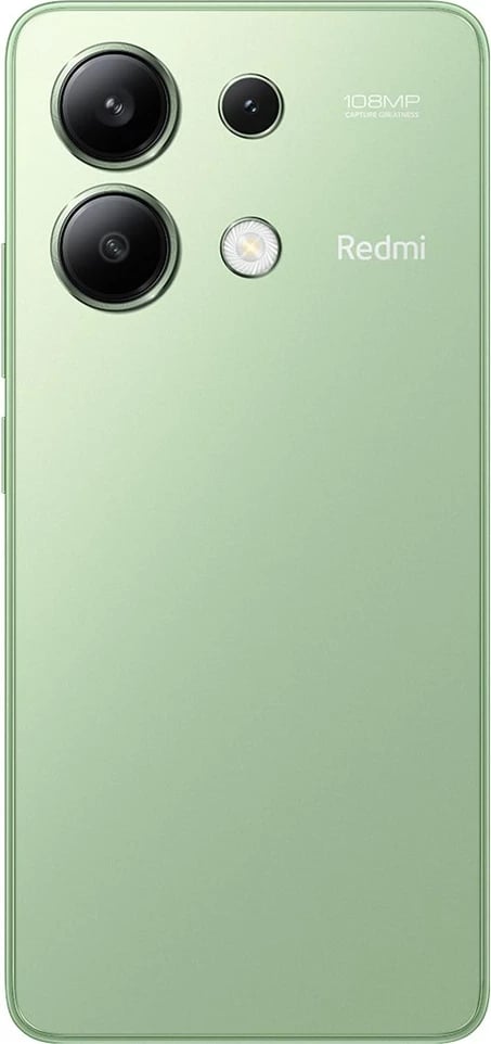 Celular Xiaomi Redmi Note 13, 8/256GB, 6.67", Mint Green