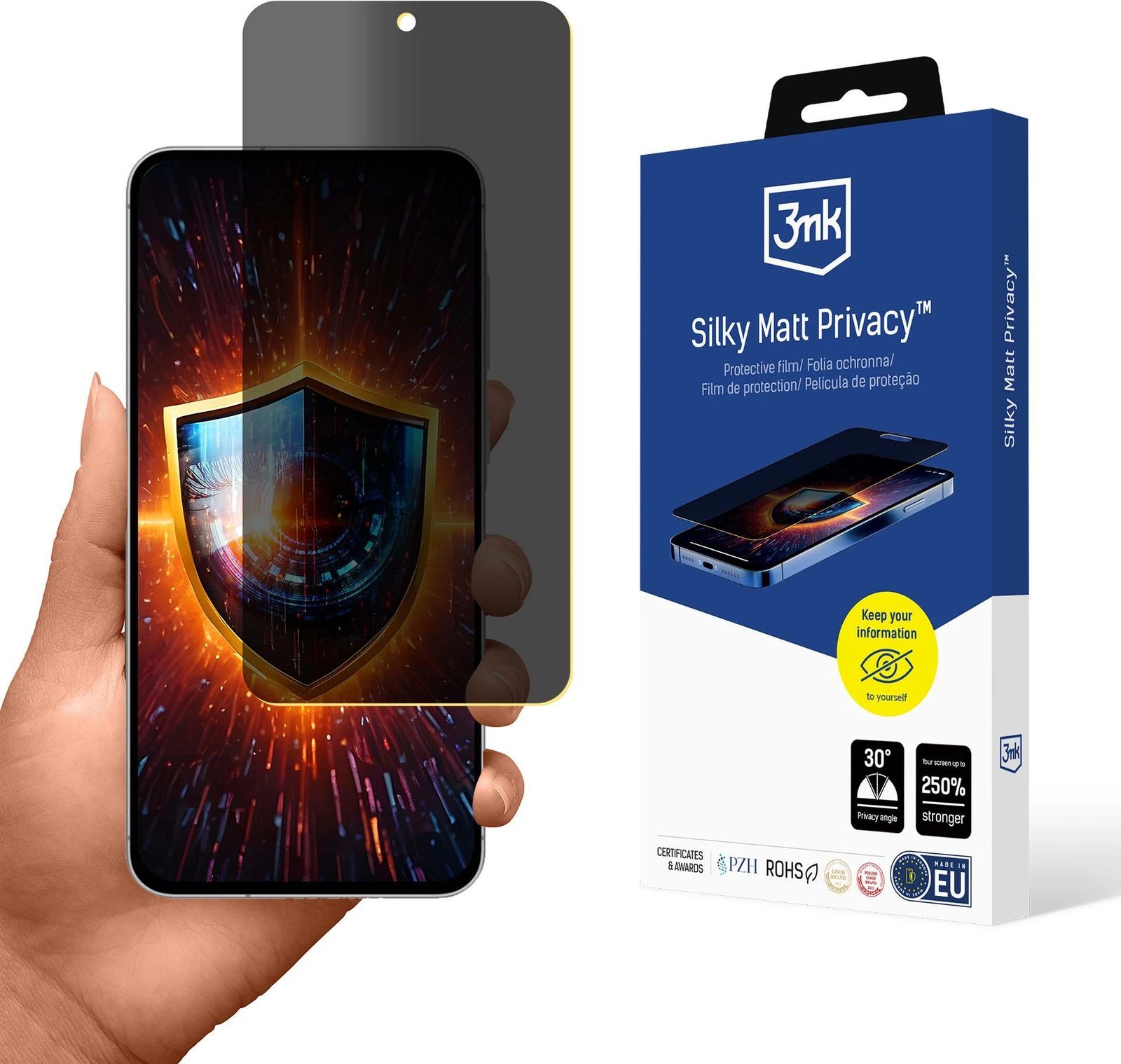 Mbrojtës ekrani privatësie 3mk Silky Matt Privacy për Samsung Galaxy A36 5G, Mat
