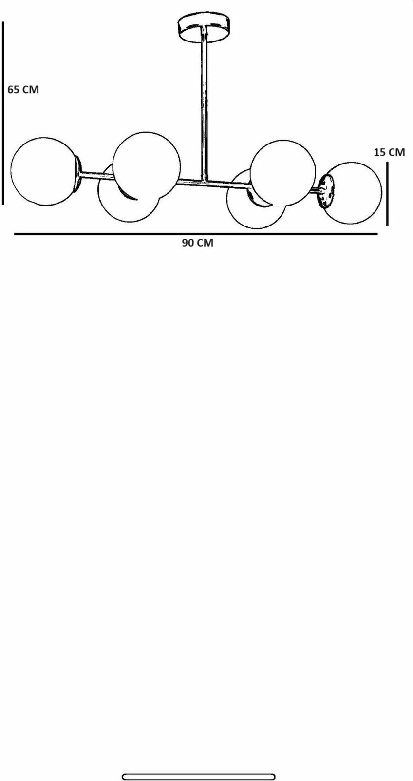 Llambadar Opviq, 8990-6, metal dhe qelq, bardhë-gri