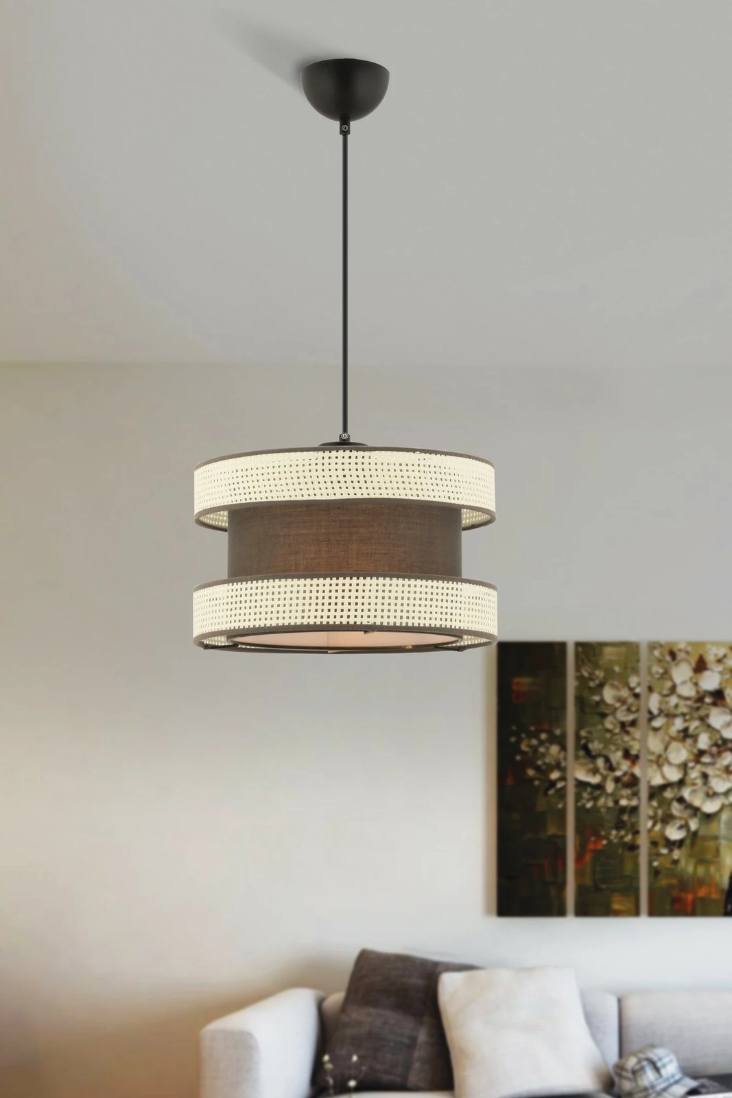 Llambë tavani Opviq, Halo, e bardhë dhe antracit