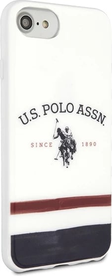 Mbështjellës U.S. Polo Assn. USHCI8PCSTRB për iPhone 7/8/SE 2020/SE 2022, Pattern Tricolor, Bardhë Mbështjellës U.S. Polo Assn. USHCI8PCSTRB për iPhone 7/8/SE 2020/SE 2022, Pattern Tricolor, Bardhë