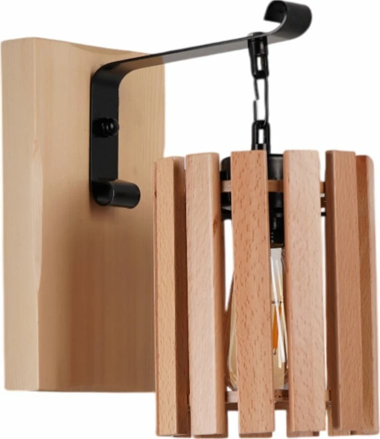 Llambë muri Opviq, dru lisi, e zezë, 9080-2