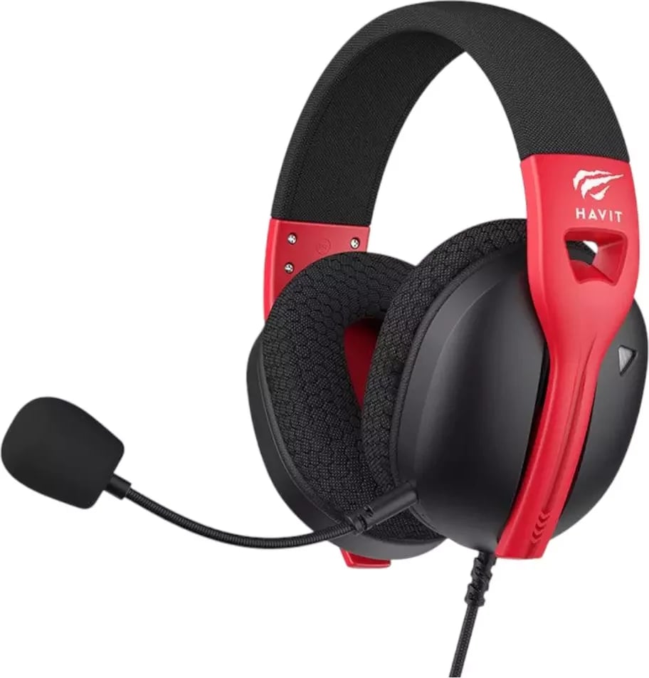 Kufje HAVIT Fuxi-H5d (Zezë/Kuqe)