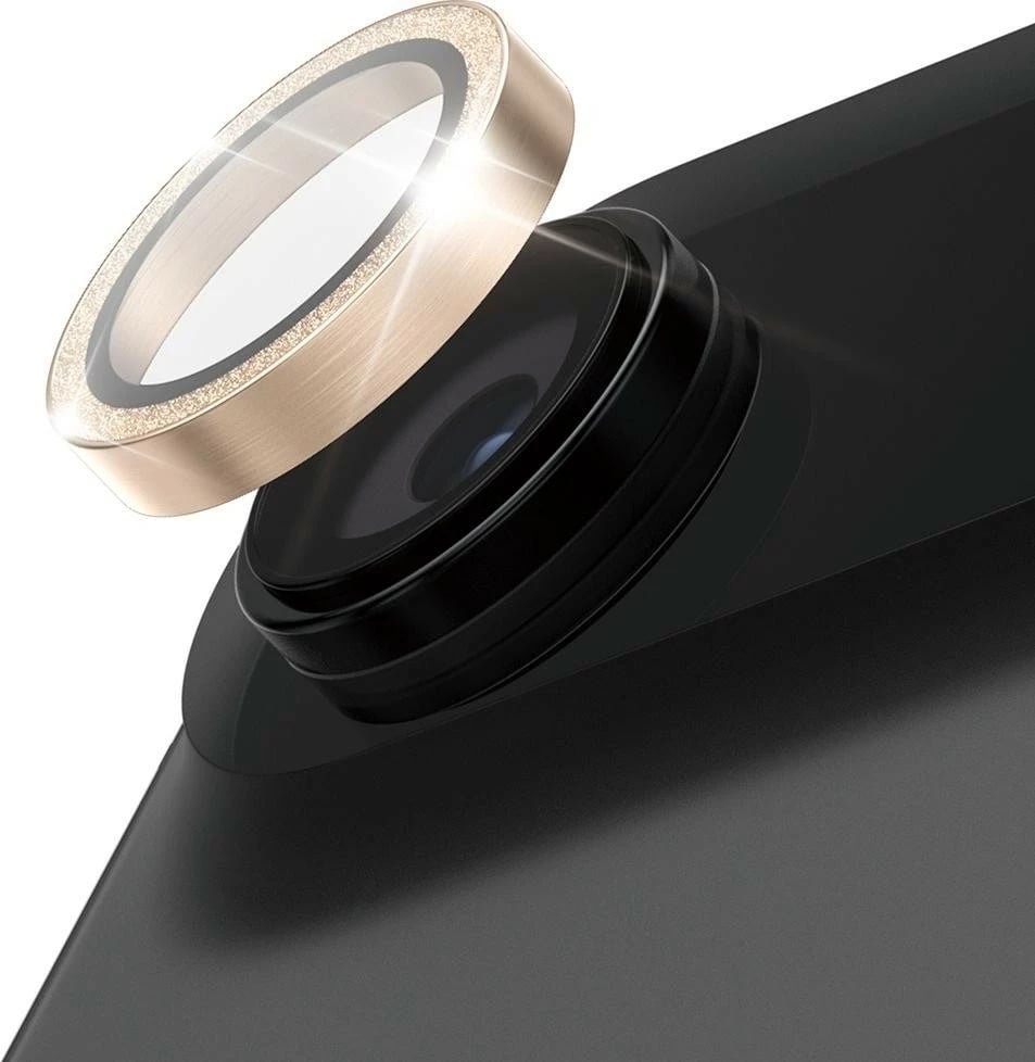 Mbështjellës PanzerGlass Hoops Glitter për iPhone 17 Air, ngjyrë ari