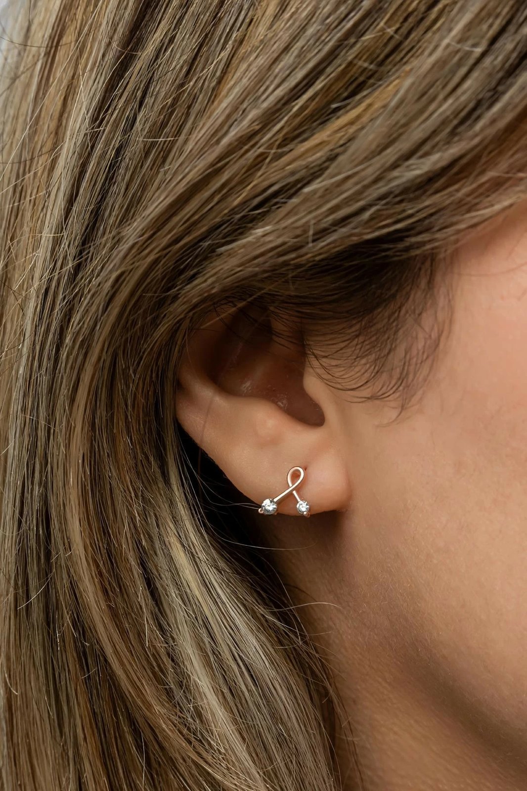 Vathë argjendi Jumeon, ngjyrë ari rozë, NRZ999493