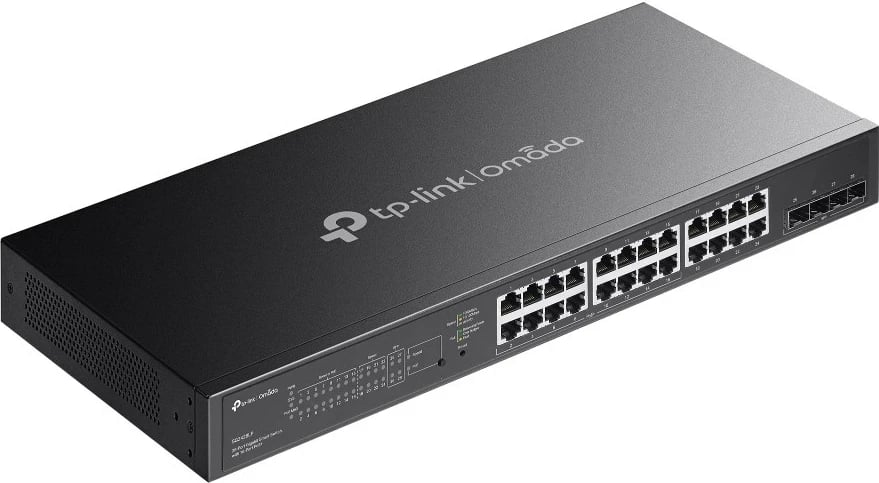 Switch TP-Link Omada SG2428LP, 28 porta Gigabit, 16 porta PoE+, Gri