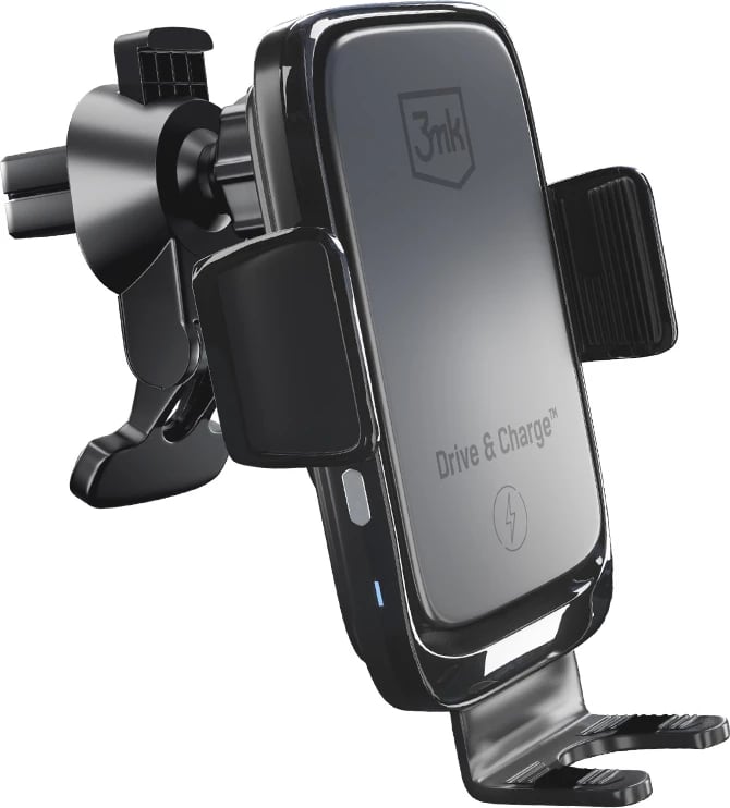 Mbështjellës veture me karikim wireless 3mk Drive & Charge, 15W, i zi