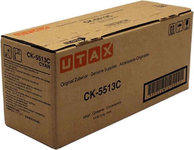 Toner, Utax, CK-5513C (1T02VMCUT0), rendiment 5,550–8,800 faqe, origjinal, cyan
