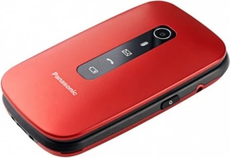 Celular Panasonic KX-TU550, 64 MB, i kuq