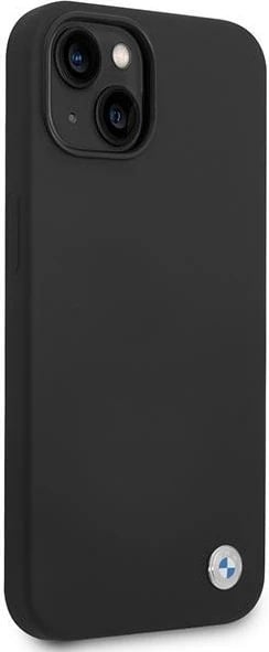 Mbështjellës BMW BMHCP14SSILBK për iPhone 14, 6.1", silikon, i zi