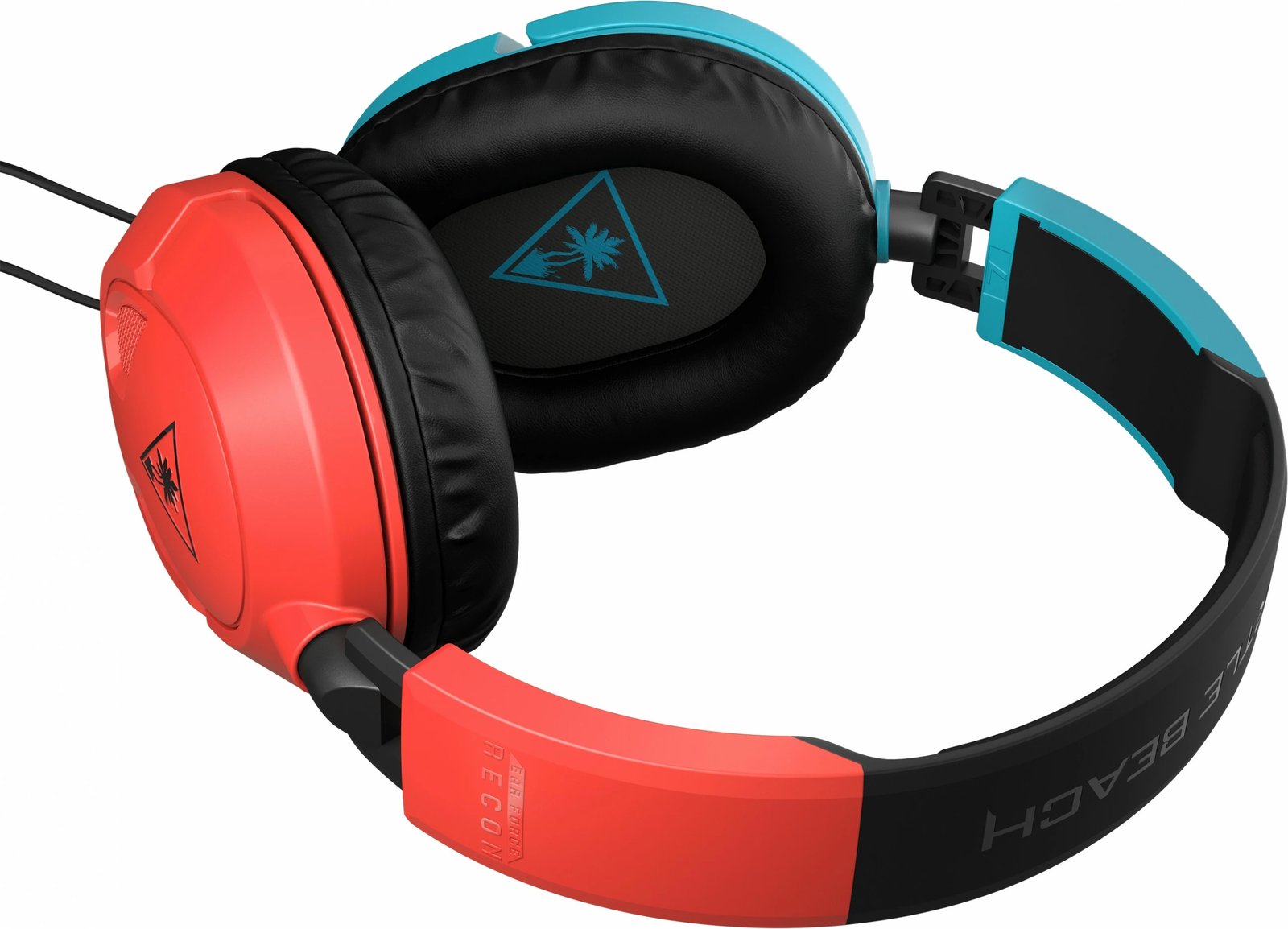 Kufje gaming Turtle Beach Recon 50, me tela, mikrofon, 3.5mm, kuqe/kaltër