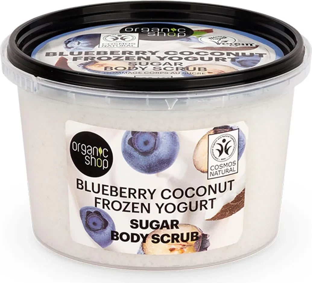 Scrub trupi ORGANIC SHOP Blueberry Coconut Frozen Yogurt 250ml