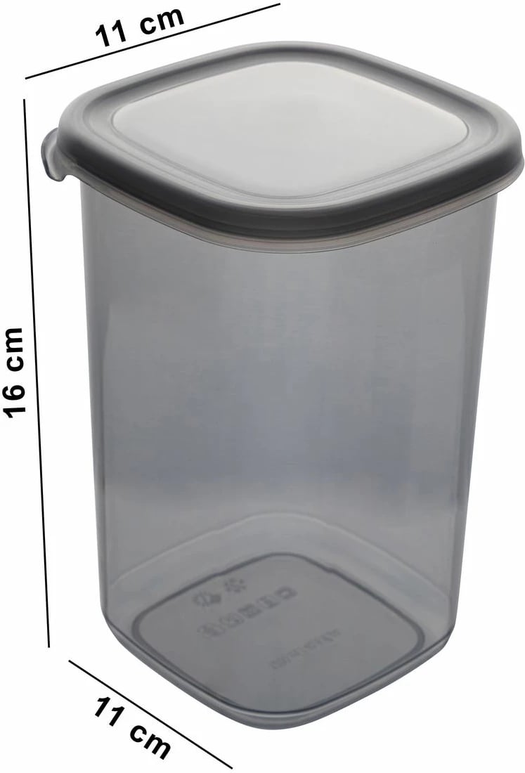 Set kuti për ruajtje (6 copë), ngjyrë antracit, BNMPEGYAS06-12