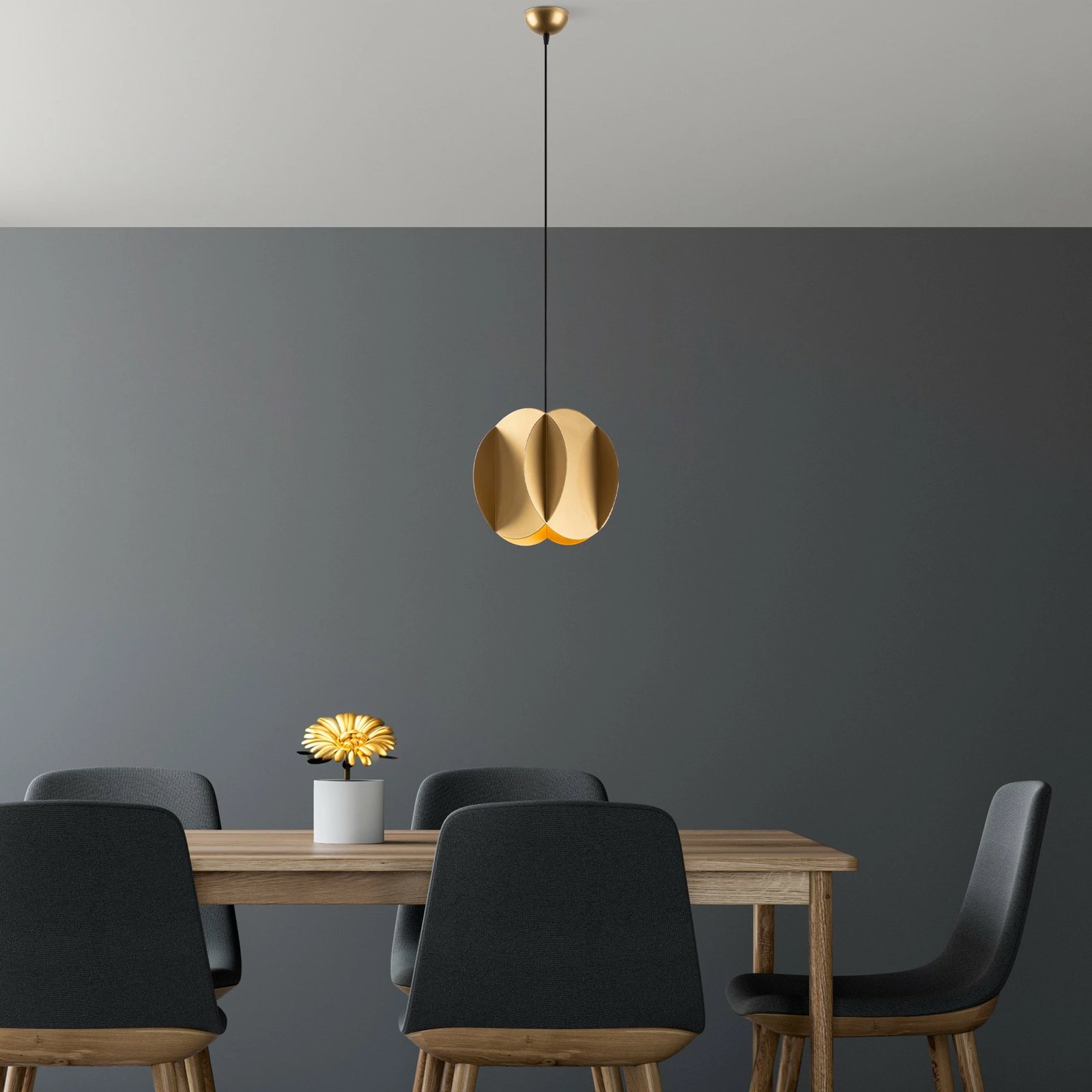 Llambë tavani Opviq, Corner, ngjyrë ari, 13779