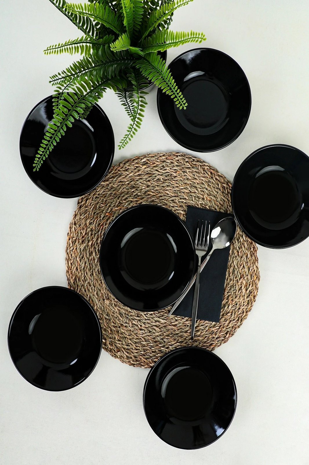 Set pjatash ëmbëlsirash qeramike (6 copë), Hermia Concept, ST042306F650A000000MACD700