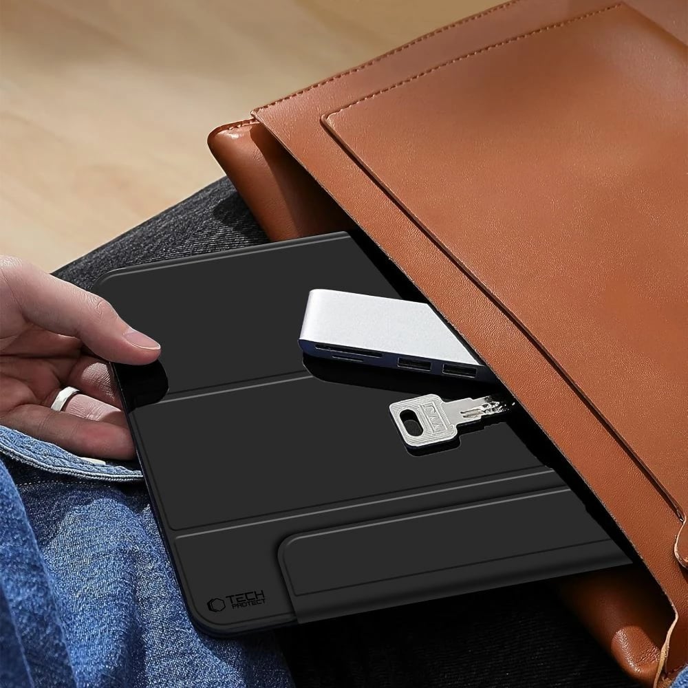 Mbështjellës Tech-Protect Smartcase Magnetic për iPad Air 13" 2024/2025, i zi