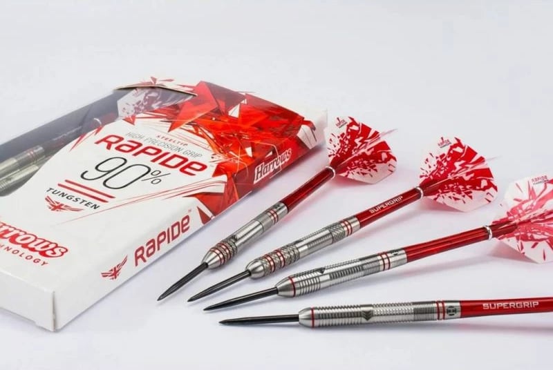 Shigjeta darts Harrows, uniseks, të kuqe/gri