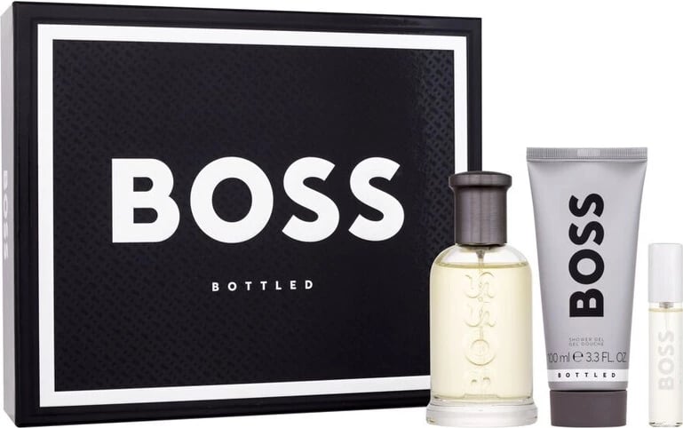 Set Eau de Toilette 100 ml, Eau de Toilette 10 ml & Shower Gel 100 ml Boss Bottled Set Eau de Toilette 100 ml, Eau de Toilette 10 ml & Shower Gel 100 ml Boss Bottled