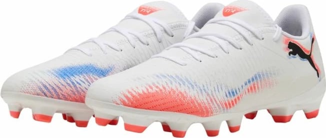 Atlete futbolli Puma për meshkuj, të bardha-portokalli